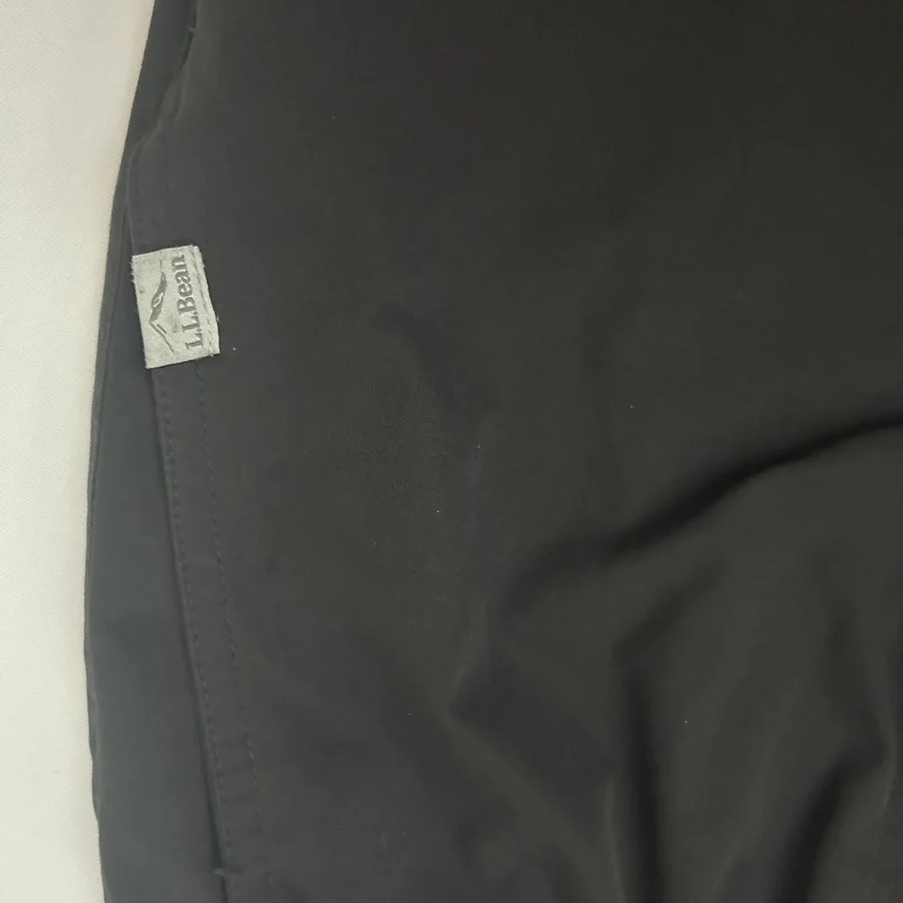 L.L.Bean Multisport Jogger Pants Mens Small Black Stretch Hiking Activewear